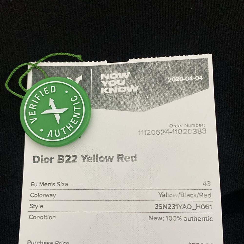 Dior b22 sneakers - Picture 8 of 11